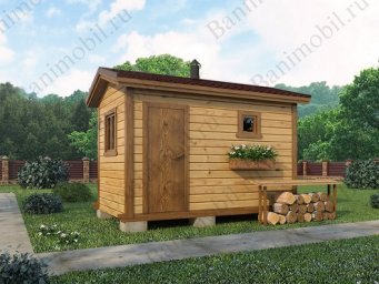 перевозная баня из бруса перевозная баня из бруса